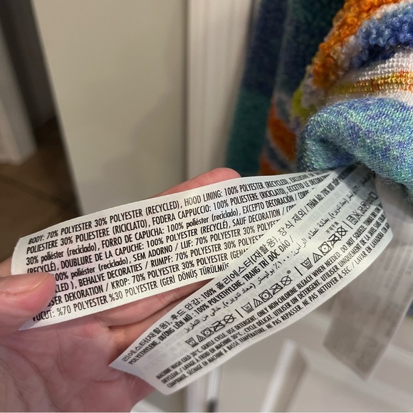 Disney Avatar Fleece Pull Over Hoodie Tie Dye Way of Water Small Disney Parks - Picture 12 of 12